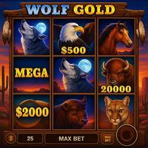 Sportaza - Wolf Gold Slot - Jackpot Game